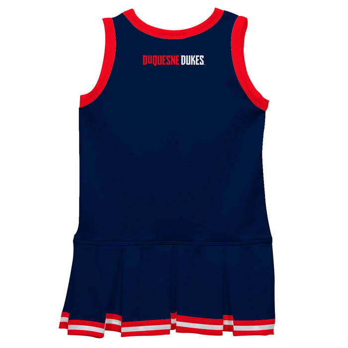 Duquesne Dukes Vive La Fete Game Day Blue Sleeveless Cheerleader Dress - Vive La Fête - Online Apparel Store