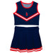 Duquesne Dukes Vive La Fete Game Day Blue Sleeveless Cheerleader Set