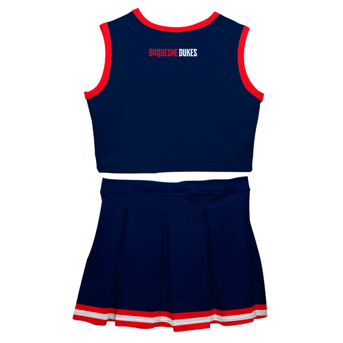 Duquesne Dukes Vive La Fete Game Day Blue Sleeveless Cheerleader Set - Vive La Fête - Online Apparel Store
