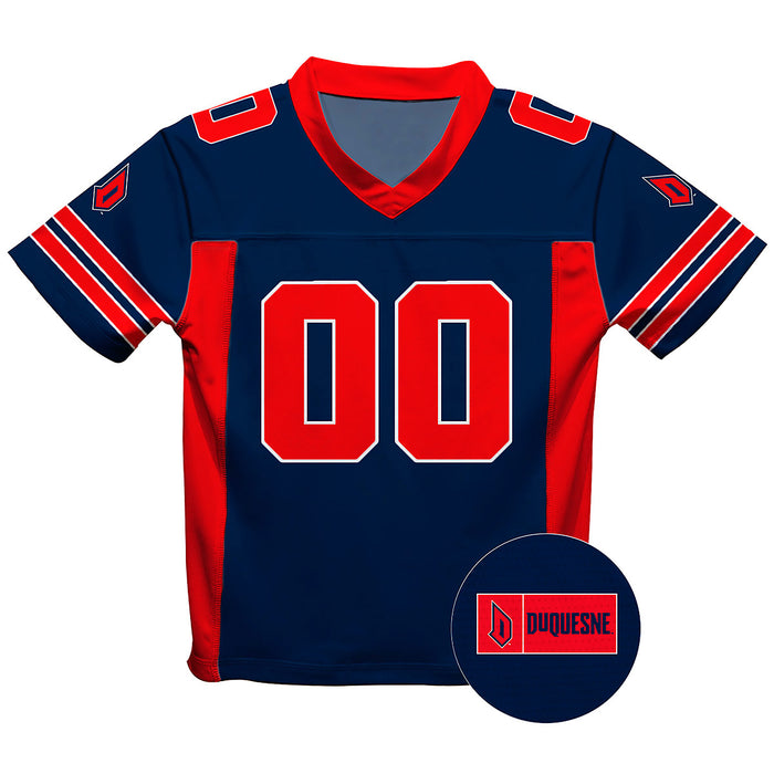 Duquesne Dukes Vive La Fete Game Day Blue Boys Fashion Football T-Shirt - Vive La Fête - Online Apparel Store