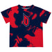 Duquesne Dukes Vive La Fete Marble Boys Game Day Blue Short Sleeve Tee