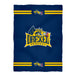 Drexel University Dragons Vive La Fete Game Day Soft Premium Fleece Blue Throw Blanket 40" x 58” Logo and Stripes - Vive La Fête - Online Apparel Store