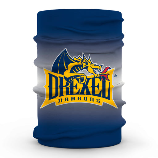 Drexel Dragons Vive La Fete Degrade Logo Game Day Collegiate Face Cover Soft 4-Way Stretch Neck Gaiter - Vive La Fête - Online Apparel Store