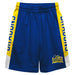 Drexel Dragon Vive La Fete Game Day Blue Stripes Boys Solid Gold Athletic Mesh Short