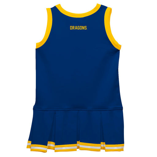 Drexel University Dragons Vive La Fete Game Day Blue Sleeveless Cheerleader Dress - Vive La Fête - Online Apparel Store
