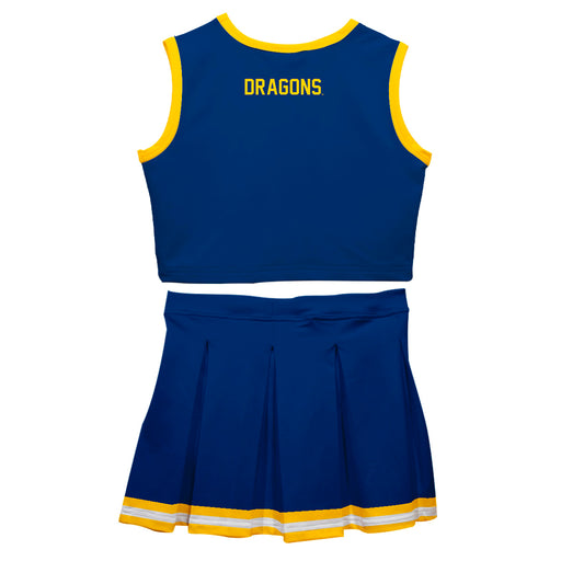 Drexel University Dragons Vive La Fete Game Day Blue Sleeveless Cheerleader Set - Vive La Fête - Online Apparel Store
