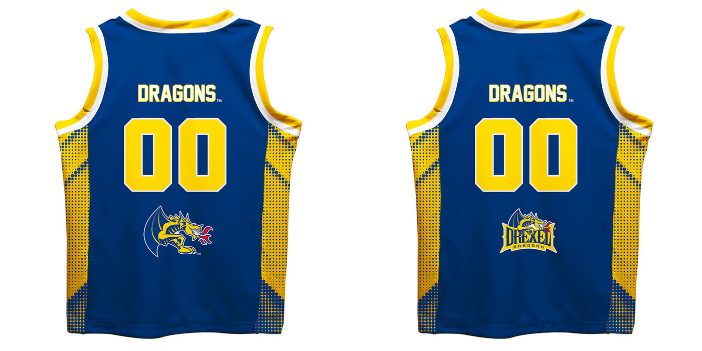 Drexel University Dragons Vive La Fete Game Day Blue Boys Fashion Basketball Top - Vive La Fête - Online Apparel Store