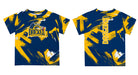 Drexel University Dragons Vive La Fete Boys Game Day Blue Short Sleeve Tee Paint Brush - Vive La Fête - Online Apparel Store