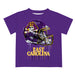 East Carolina Pirates Original Dripping Football Helmet Purple T-Shirt by Vive La Fete