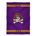 East Carolina Stripes Purple Fleece Blanket - Vive La Fête - Online Apparel Store