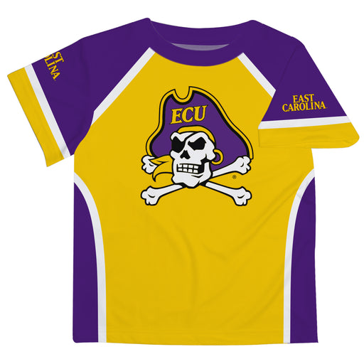 East Carolina Gold and Purple Boys Tee Shirt Short Sleeve - Vive La Fête - Online Apparel Store