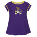 East Carolina Solid Purple Laurie Top Short Sleeve - Vive La Fête - Online Apparel Store