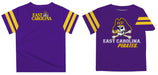 East Carolina Stripe Purple Boys Tee Shirt Short Sleeve - Vive La Fête - Online Apparel Store