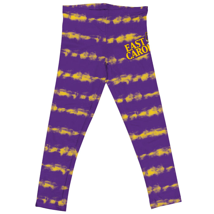 East Carolina Tie Dye Purple Leggings - Vive La Fête - Online Apparel Store