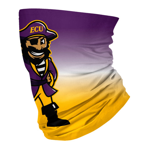 East Carolina Pirates Neck Gaiter Degrade Purple and Yellow - Vive La Fête - Online Apparel Store