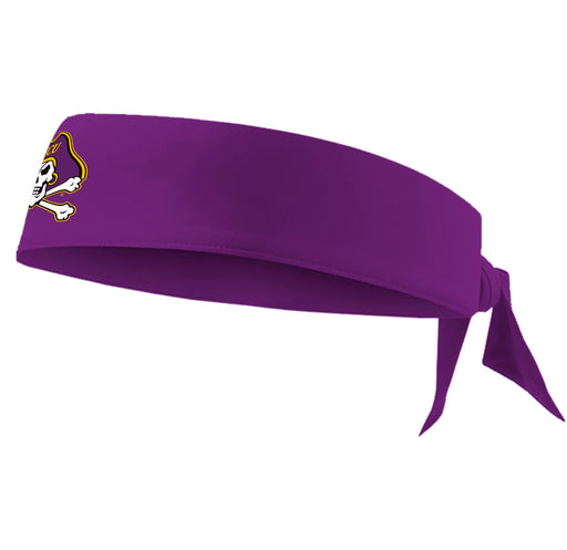 East Carolina Pirates Vive La Fete Purple Head Tie Bandana