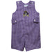 East Carolina Pirates Embroidered Purple Gingham Boys Jon Jon