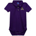 East Carolina Pirates Embroidered Purple Solid Knit Polo Onesie