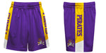East Carolina Pirates Vive La Fete Game Day Purple Stripes Boys Solid Gold Athletic Mesh Short - Vive La Fête - Online Apparel Store