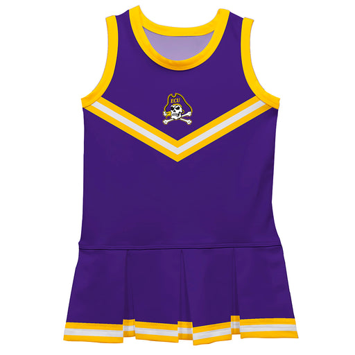 East Carolina Pirates Vive La Fete Game Day Purple Sleeveless Cheerleader Dress