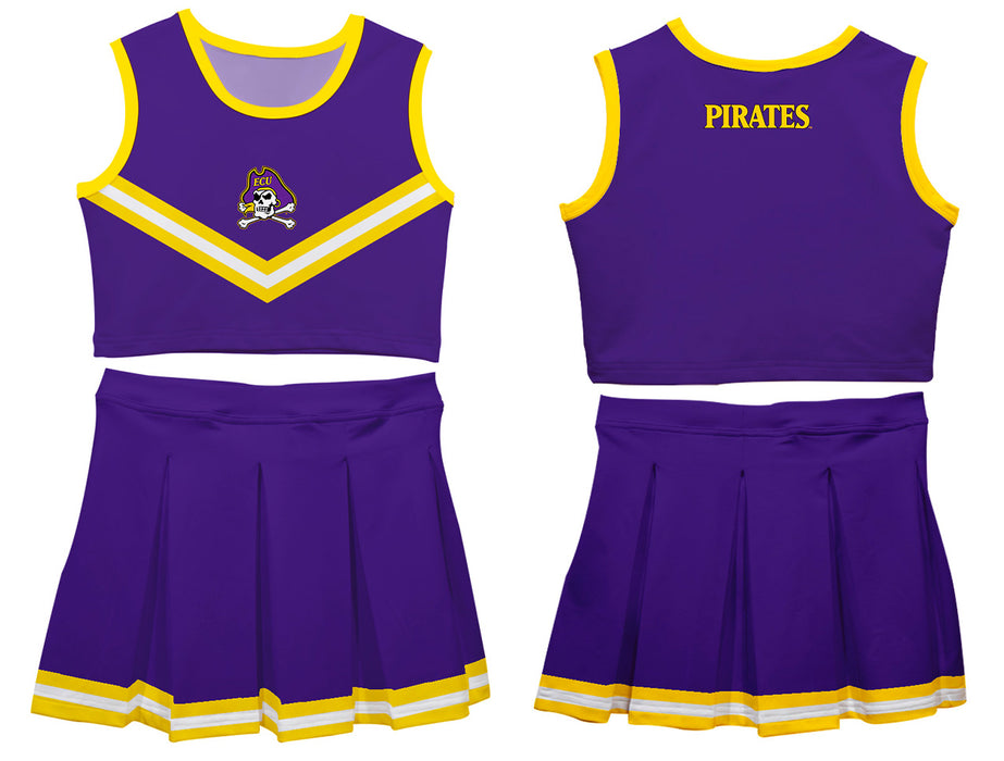 East Carolina Pirates Vive La Fete Game Day Purple Sleeveless Cheerleader Set - Vive La Fête - Online Apparel Store