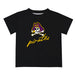 East Carolina Pirates Vive La Fete Script V1 Black Short Sleeve Tee Shirt