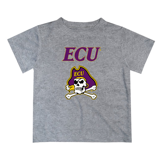 East Carolina Pirates Vive La Fete Boys Game Day V2 Gray Short Sleeve Tee Shirt