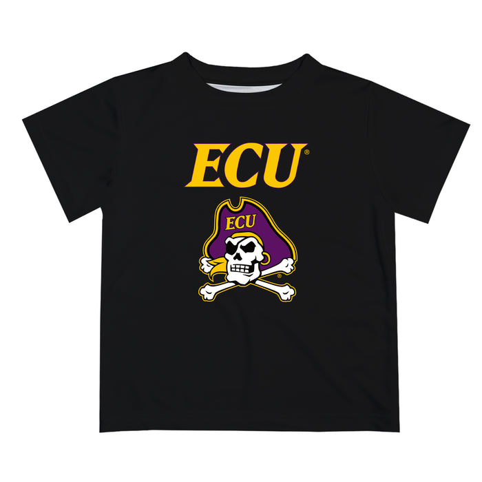 East Carolina Pirates Vive La Fete Boys Game Day V2 Black Short Sleeve Tee Shirt