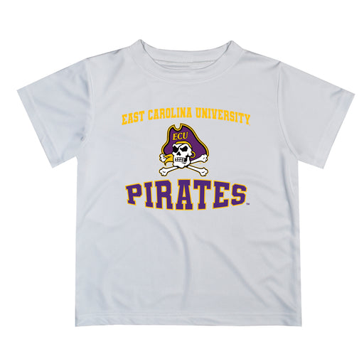 East Carolina Pirates Vive La Fete Boys Game Day V3 White Short Sleeve Tee Shirt