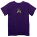 East Carolina Pirates Embroidered Purple knit Short Sleeve Boys Tee Shirt