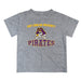 East Carolina Pirates Vive La Fete Boys Game Day V3 Gray Short Sleeve Tee Shirt
