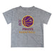 East Carolina Pirates Vive La Fete Basketball V1 Gray Short Sleeve Tee Shirt