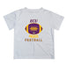 East Carolina Pirates Vive La Fete Football V2 White Short Sleeve Tee Shirt