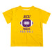 East Carolina Pirates Vive La Fete Football V2 Gold Short Sleeve Tee Shirt