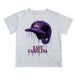 East Carolina Pirates Original Dripping Baseball Helmet White T-Shirt by Vive La Fete