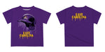 East Carolina Pirates Original Dripping Baseball Helmet Gold T-Shirt by Vive La Fete - Vive La Fête - Online Apparel Store