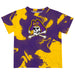 East Carolina Pirates Vive La Fete Marble Boys Game Day Purple Short Sleeve Tee