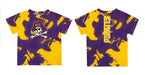 East Carolina Pirates Vive La Fete Marble Boys Game Day Purple Short Sleeve Tee - Vive La Fête - Online Apparel Store