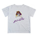 East Carolina Pirates Vive La Fete Script V1 White Short Sleeve Tee Shirt