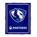 Eastern Illinois University Panthers EIU Vive La Fete Kids Game Day Blue Plush Soft Minky Blanket 36 x 48 Mascot