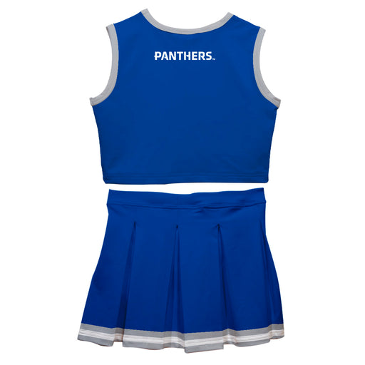 Eastern Illinois Panthers EIU Vive La Fete Game Day Blue Sleeveless Cheerleader Set - Vive La Fête - Online Apparel Store