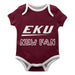 Eastern Kentucky Colonels EKU Vive La Fete Infant Game Day Maroon Short Sleeve Onesie New Fan Logo Bodysuit - Vive La Fête - Online Apparel Store