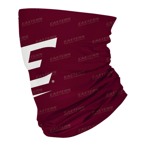 Eastern Kentucky Colonels Neck Gaiter Maroon All Over Logo - Vive La Fête - Online Apparel Store
