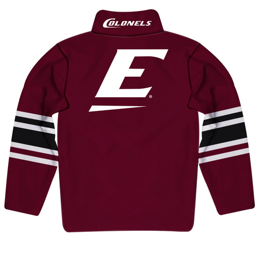Eastern Kentucky Colonels EKU Vive La Fete Game Day Maroon Quarter Zip Pullover Stripes on Sleeves - Vive La Fête - Online Apparel Store