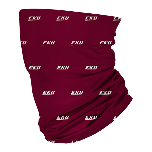EKU Colonels Vive La Fete All Over Logo Game Day Collegiate Face Cover Soft 4-Way Stretch Two Ply Neck Gaiter - Vive La Fête - Online Apparel Store