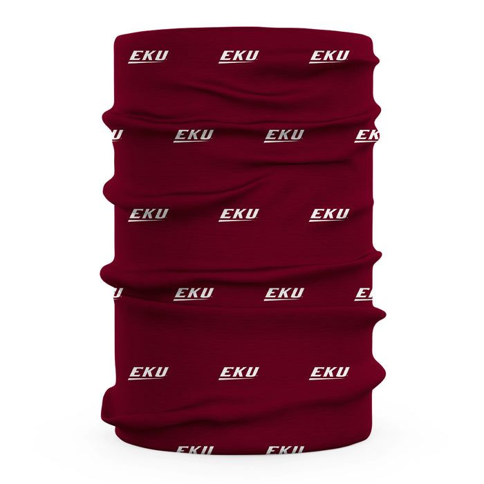 EKU Colonels Vive La Fete All Over Logo Game Day Collegiate Face Cover Soft 4-Way Stretch Two Ply Neck Gaiter - Vive La Fête - Online Apparel Store