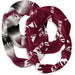 Eastern Kentucky Colonels Vive La Fete All Over Logo Collegiate Women Set of 2 Light Weight Ultra Soft Infinity Scarfs