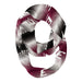 Eastern Kentucky Colonels EKU Vive La Fete All Over Logo Game Day Collegiate Women Ultra Soft Knit Infinity Scarf