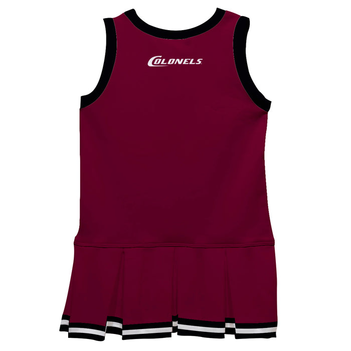 Eastern Kentucky Colonels EKU Vive La Fete Game Day Maroon Sleeveless Cheerleader Dress - Vive La Fête - Online Apparel Store