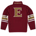 Elon University Phoenix Vive La Fete Game Day Maroon Quarter Zip Pullover Stripes on Sleeves - Vive La Fête - Online Apparel Store